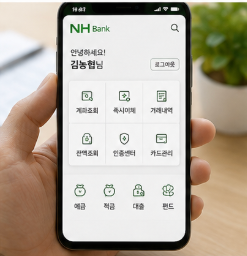 농협 인터넷뱅킹 공동인증서 점검시간 확인