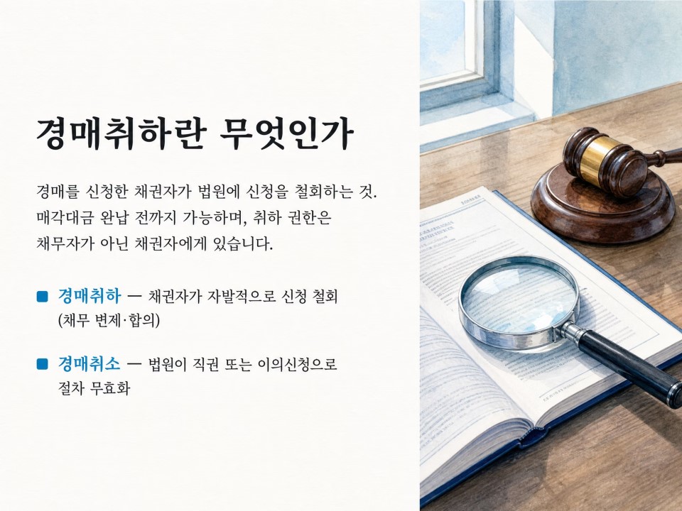 3경매취하란무엇인가