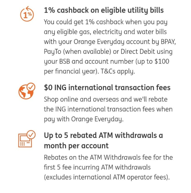 ING bank promotion- open bank account and get $125.