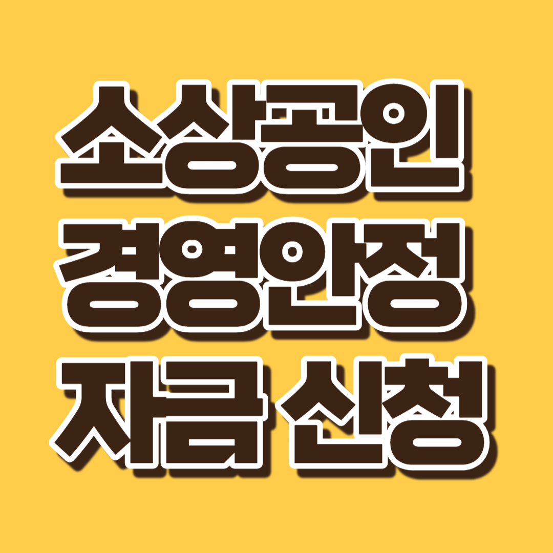 소상공인 경영안정자금