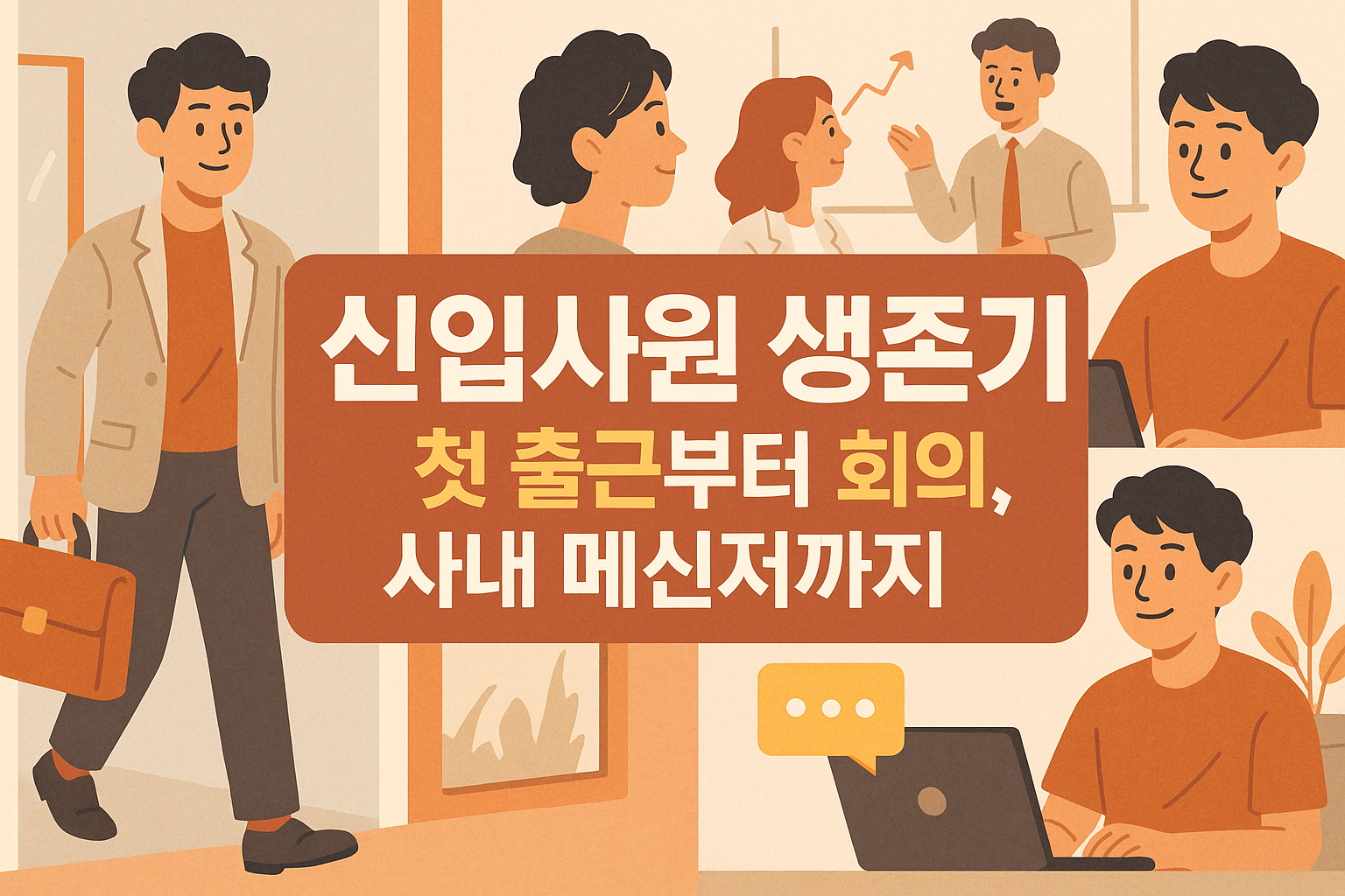 첫 회사생활? 걱정 끝! 직장생활 생존 매뉴얼