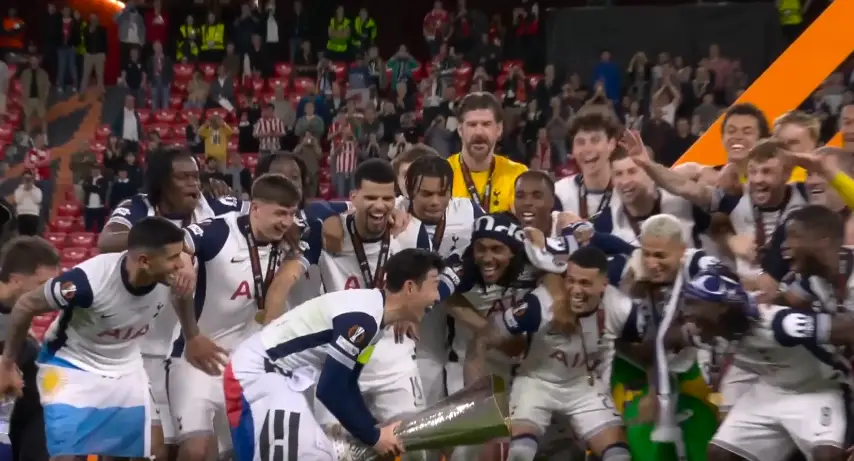 손흥민-우승-세리머니