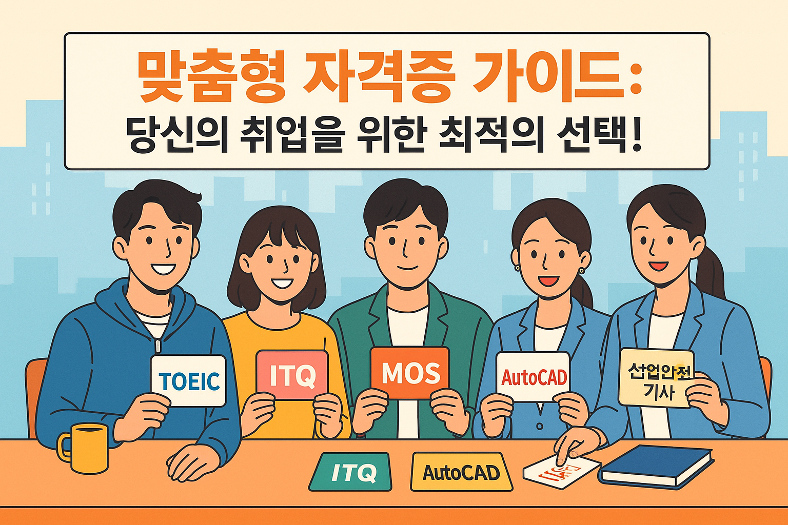 취업 준비생 맞춤형 자격증 가이드에 관련된 사진