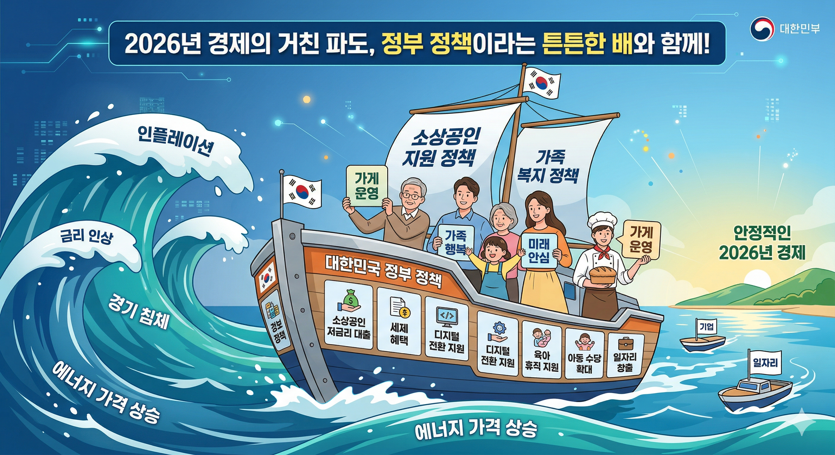 2026 정부지원, 내 상황에서는 무엇부터 보면 될까｜가계&middot;복지&middot;사업자별로 나눠보는 길잡이