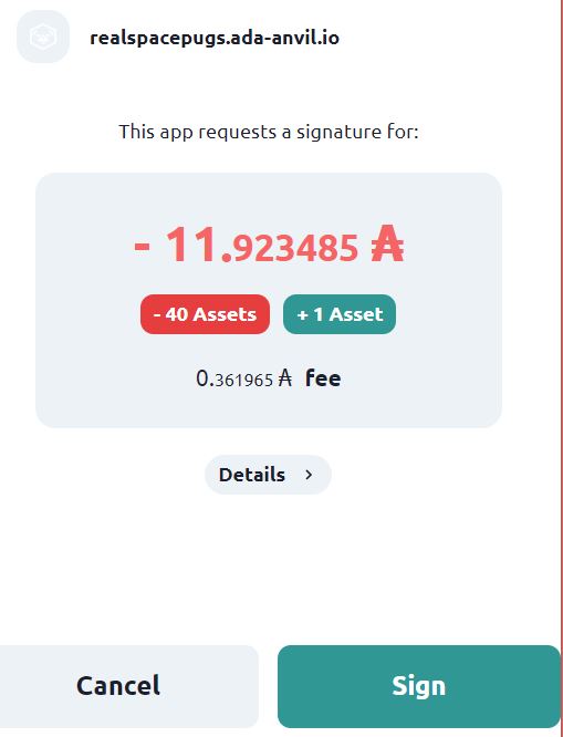 스페이스 퍼그 알파 & 포커 클럽 NFT 스테이킹-승인