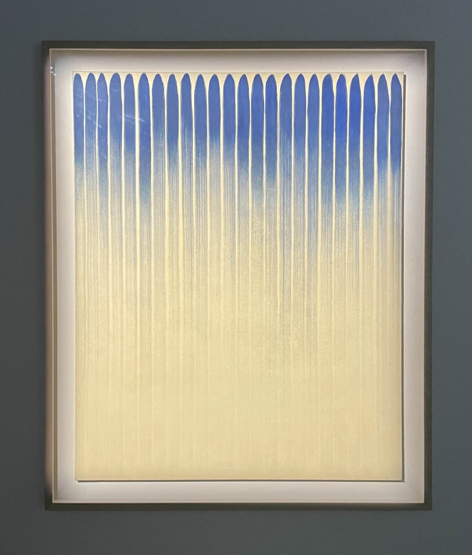 이우환 - from line (1974, 캔버스에 유채)