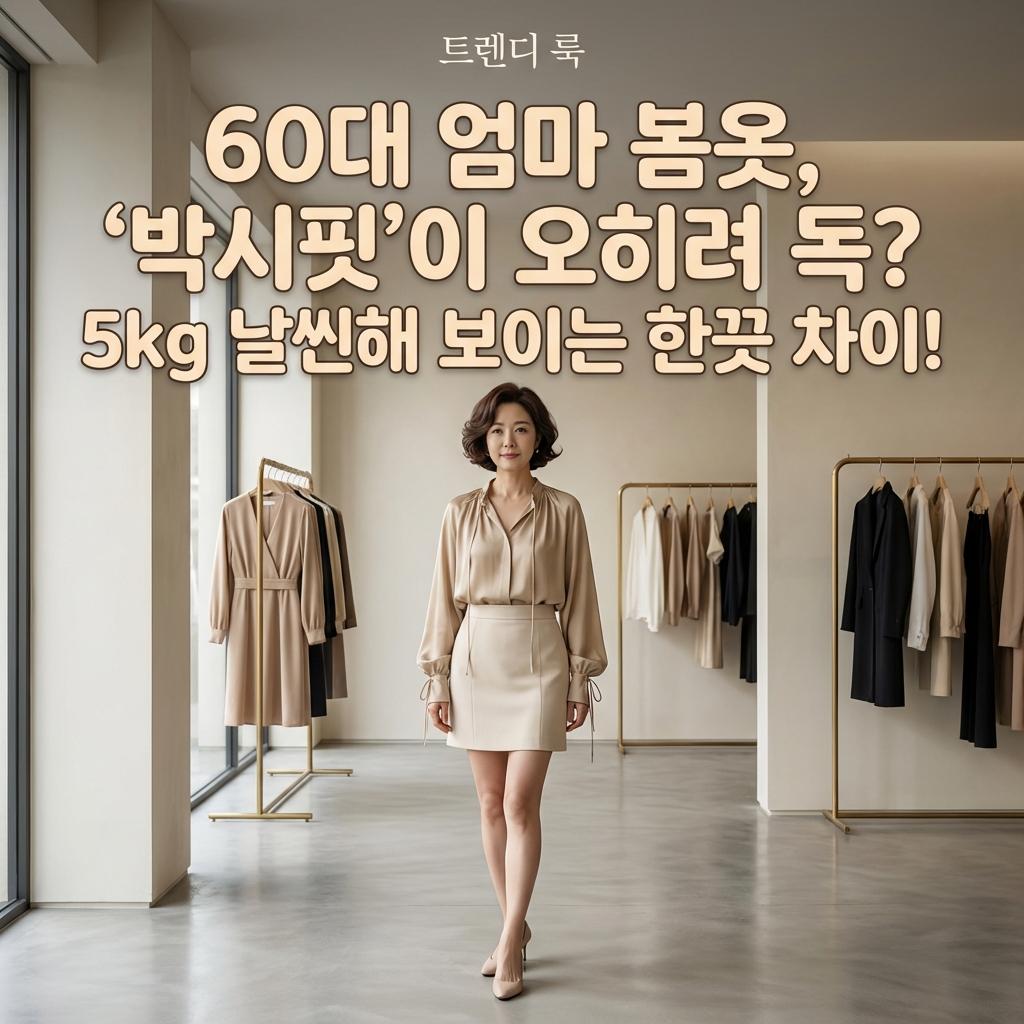 60대 엄마 봄옷 선물 3040 자녀 필독! 뱃살 커버 하객룩부터 조이마담 쉬즈미스 브랜드 계급도까지 우아함 완성하기