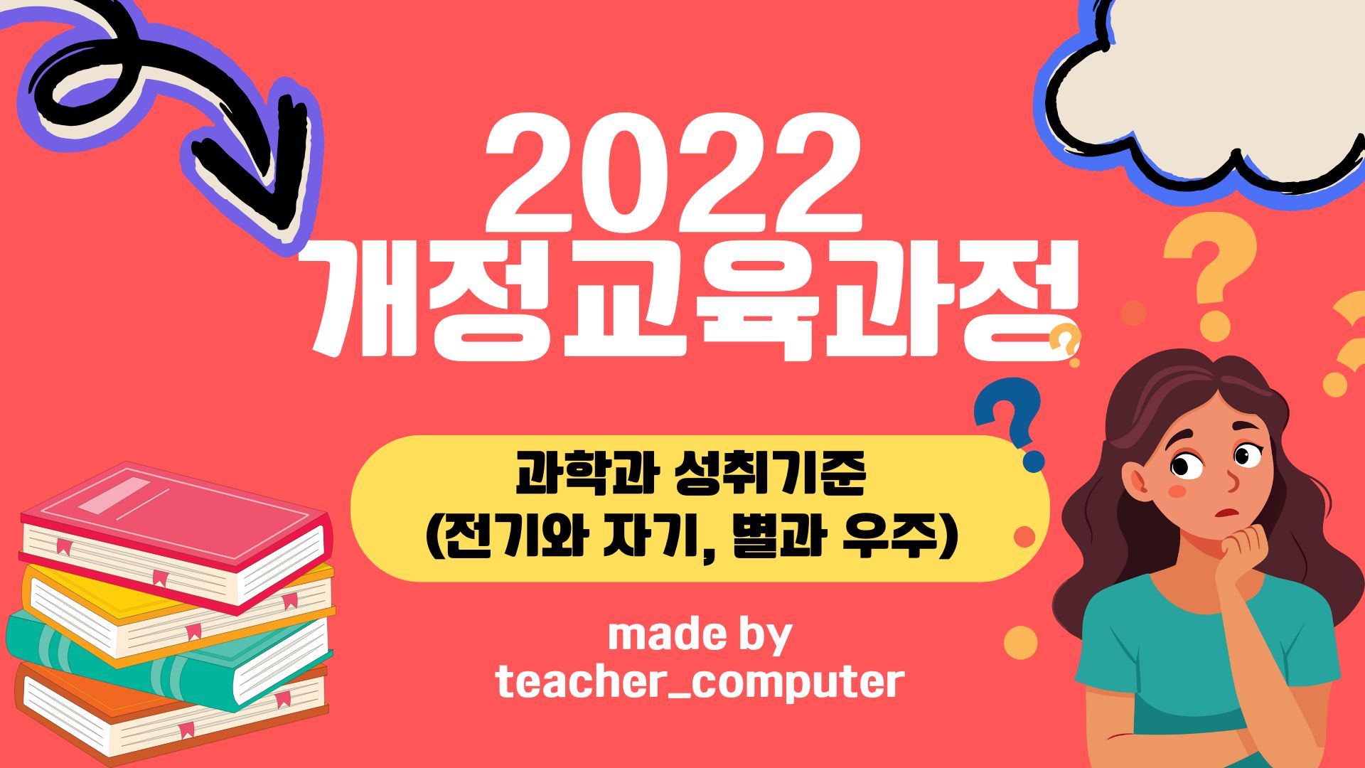 2022 개정교육과정 과학과 성취기준(전자와 자기, 별과 우주)