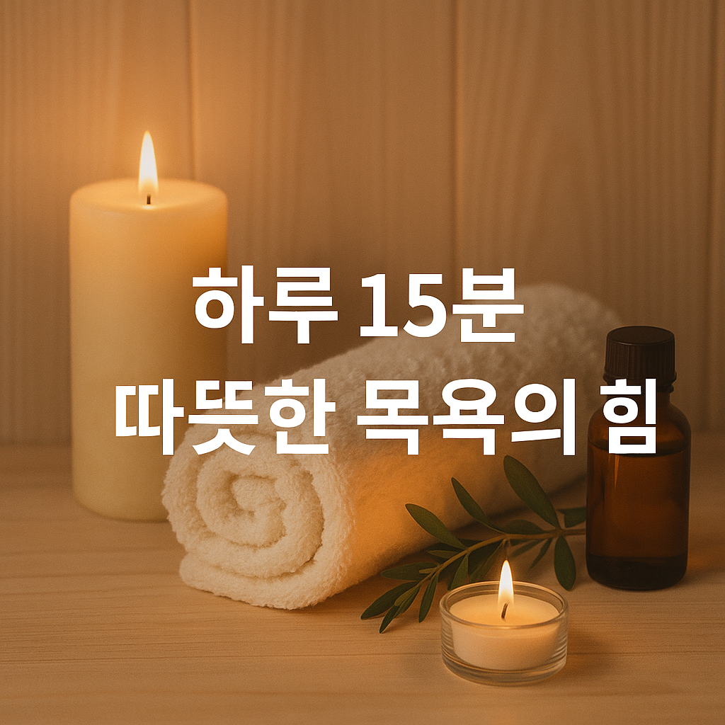 🛁 하루 15분 목욕으로 혈액순환이 달라진다! 건강 목욕법