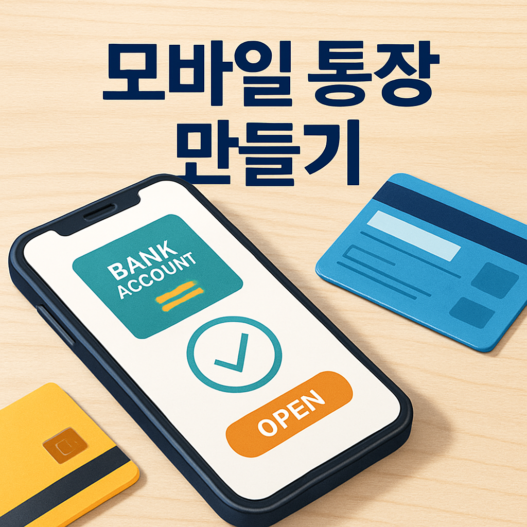 인증서 없이 OK! 모바일로 입출금통장 개설하는 법