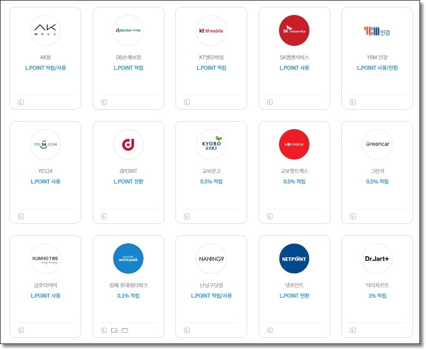 롯데상품권 사용처