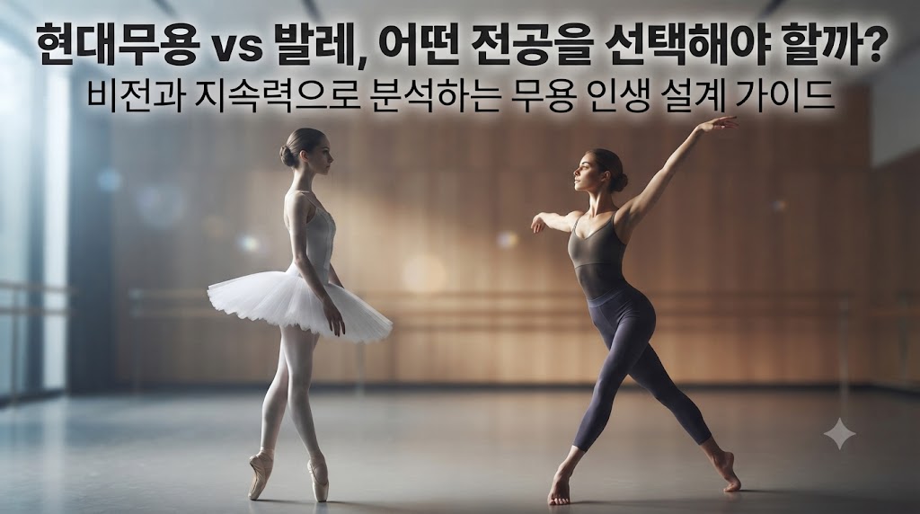 "현대무용 vs 발레, 어떤 전공을 선택해야 할까?" (feat. 나의 생각과 현실적 조언)
