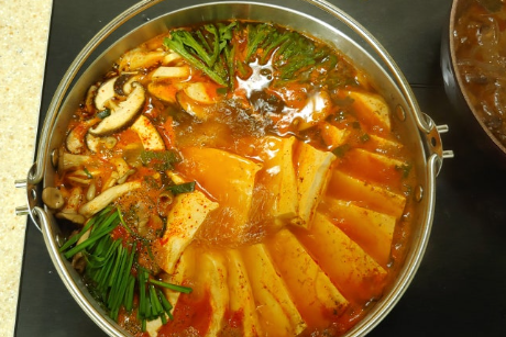 두부전골찌개