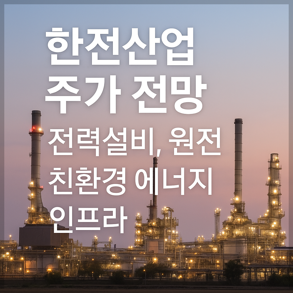 한전산업 주가 전망 및 배당금 분석, 전력설비·원전·친환경 에너지 인프라
