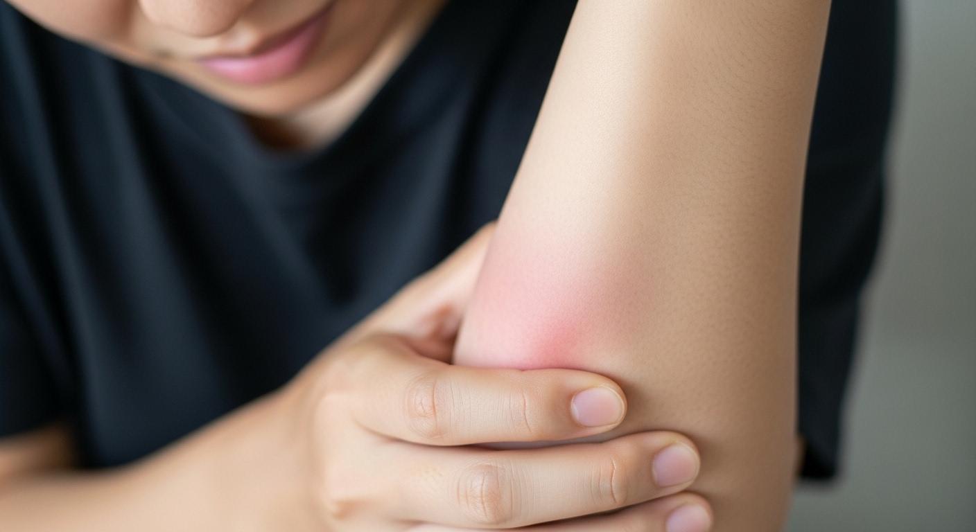 팔뚝살이 아픈이유