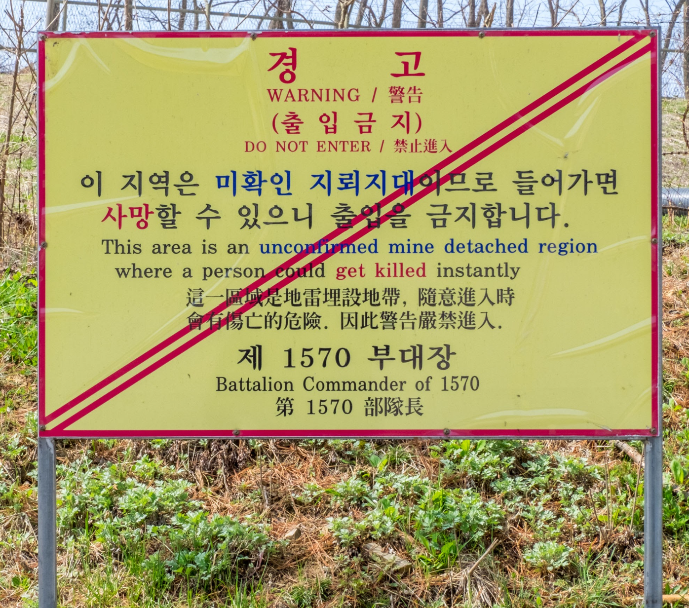 DMZ 지뢰 폭발