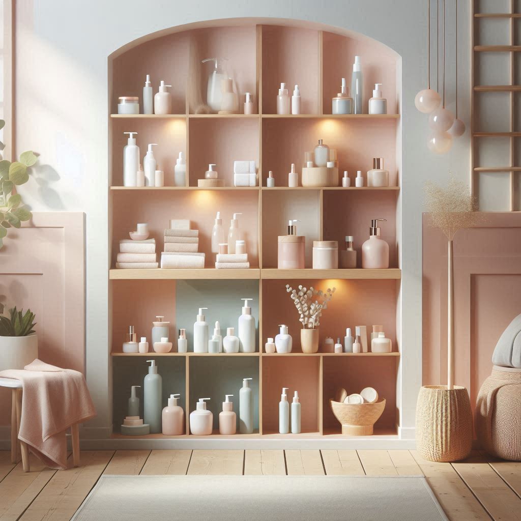 피부,체형관리 샵 배경