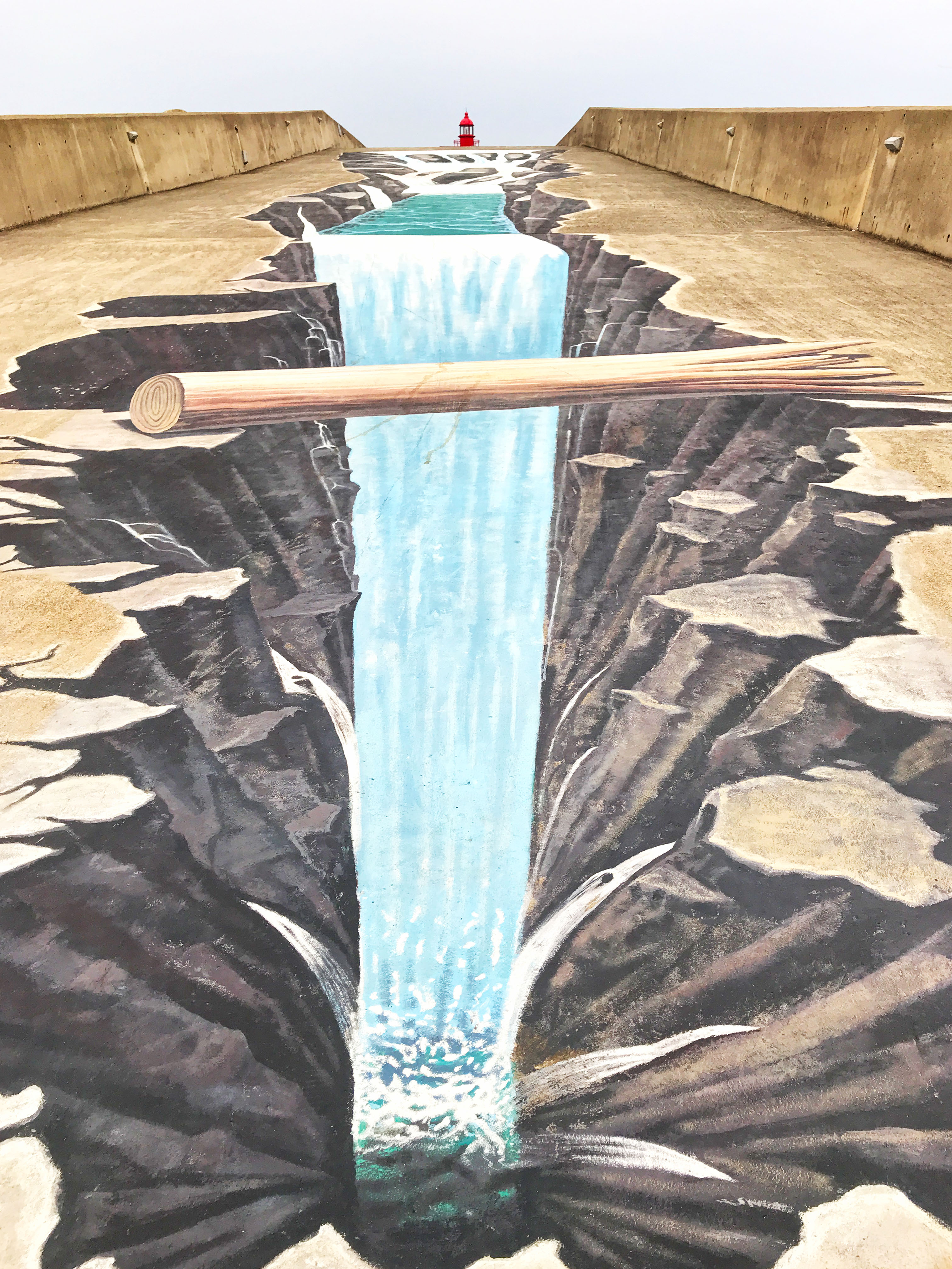 제주 서귀포시 하효항 트릭아트 착시효과 무료이미지