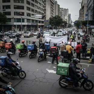 배달기사 근로자성 인정 논란, 플랫폼 종사자 권리보장 갈등 재점화