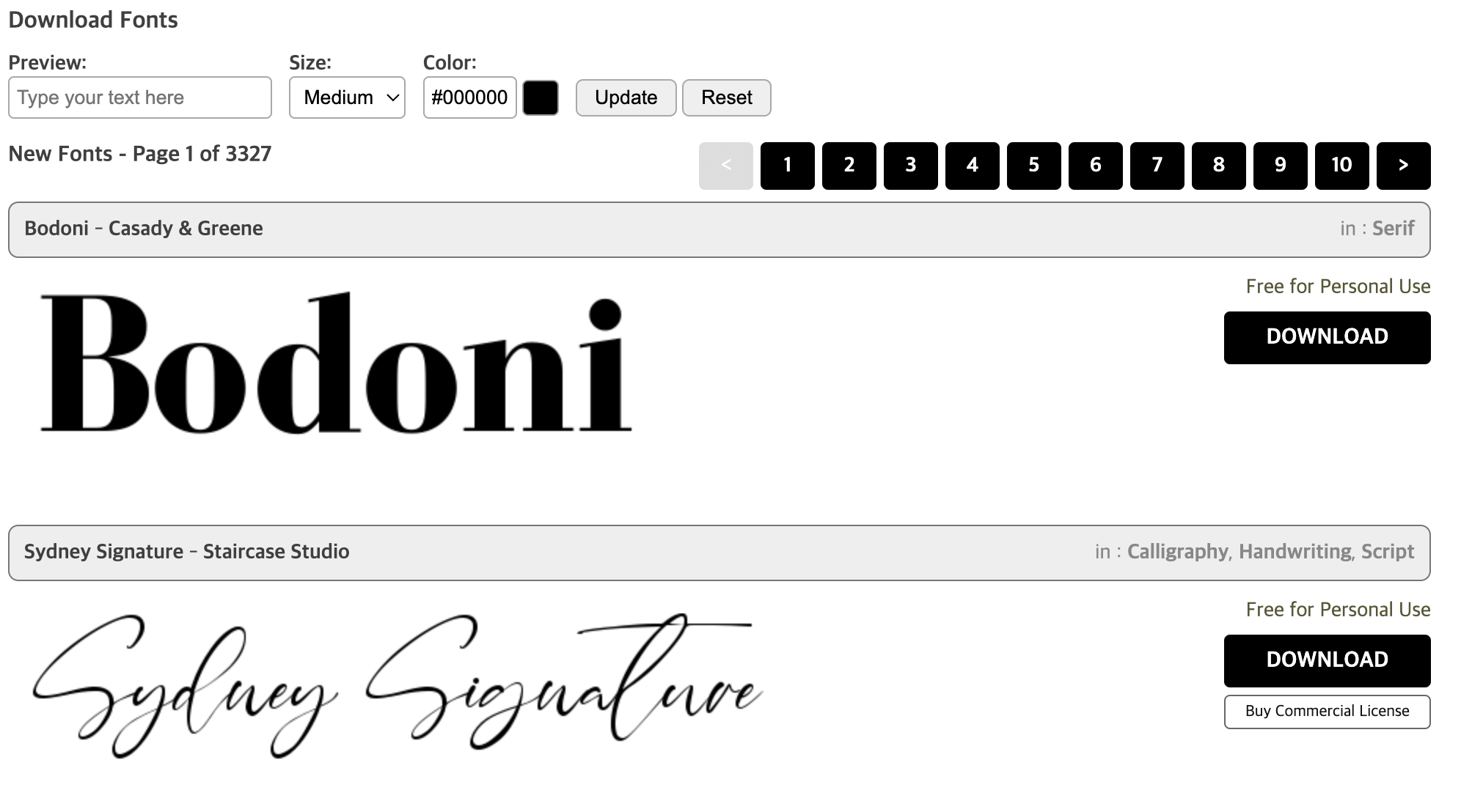 영어 폰트 추천6