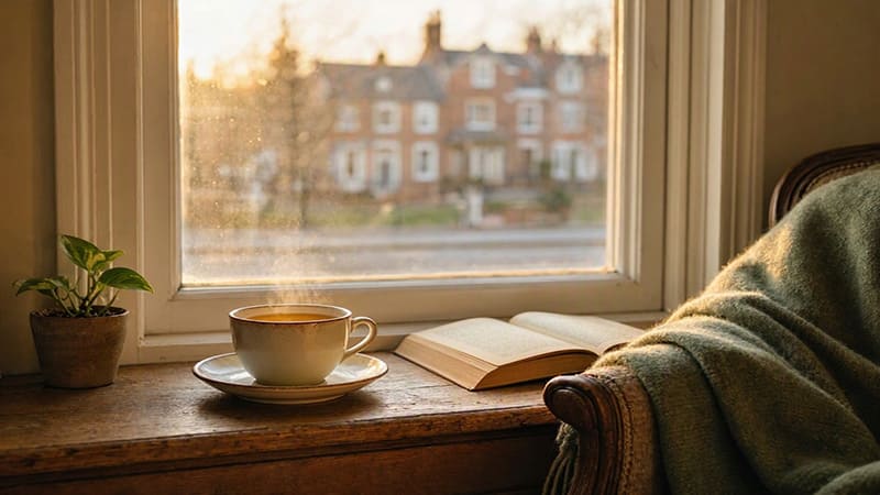 <img src=&rdquo;warm-tea-small-comfort.jpg&rdquo; alt=&rdquo;따뜻한 차 한 잔과 창가에 머무는 고요한 오후, 지친 마음을 위로하는 평온한 분위기&rdquo;>