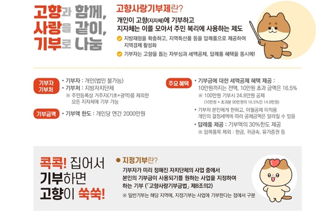 부천 고향사랑e음 기부 신청방법