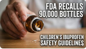 미국 FDA 어린이 해열제 이부프로펜 9만 병 전격 회수 사태와 안전 가이드