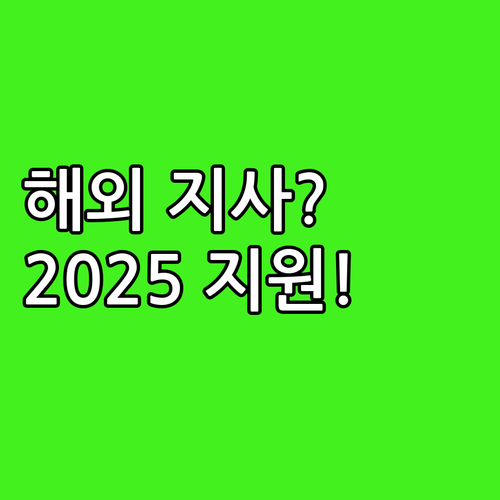 지사 설립 부담 해소 2025 해외지..