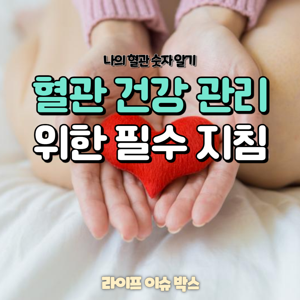 혈관 건강의 중요성을 배우고, 혈관을 건강하게 유지하기 위한 생활 습관, 음식, 운동 방법 등을 알아보세요. 건강한 혈관은 삶의 질을 향상시키는 첫걸음입니다.