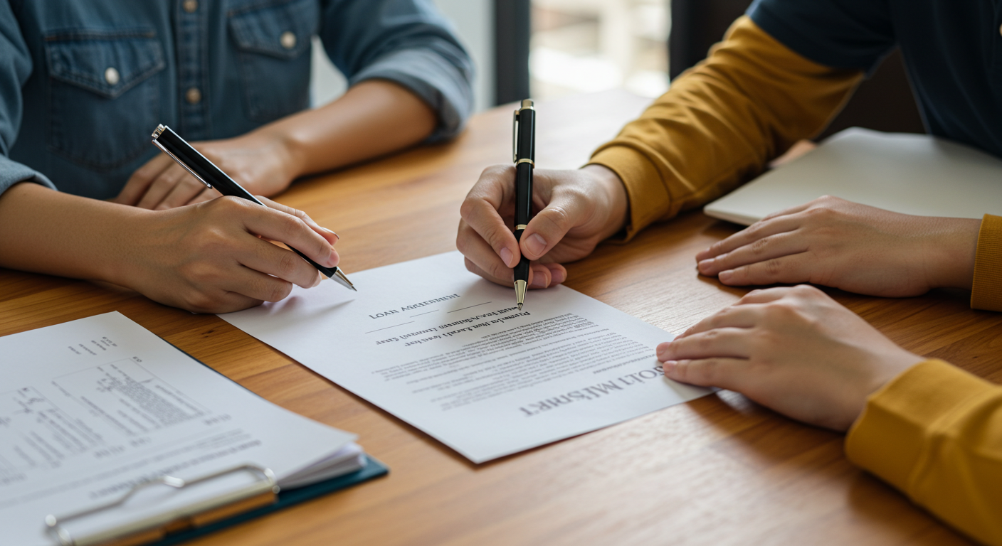 차용증 작성, 무이자 대여