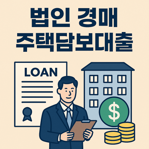 법인 명의 경매 낙찰, 주택담보대출
