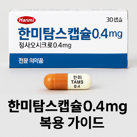 한미탐스캡슐0.4mg 복용 가이드