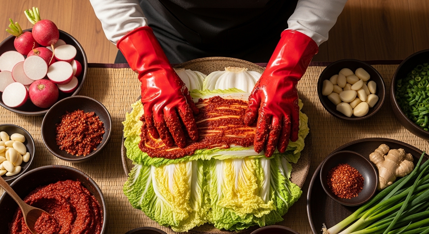 절임배추 40kg 양념 비율