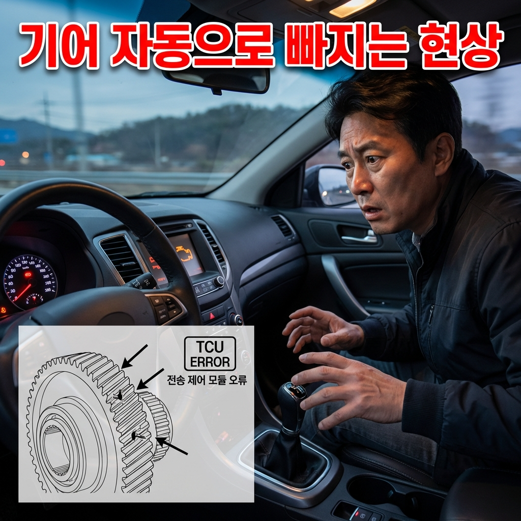 주행 중 기어가 자동으로 빠지는 현상 - 싱크로나이저 마모부터 변속기 제어 유닛 오류까지 원인별 대처법 정리