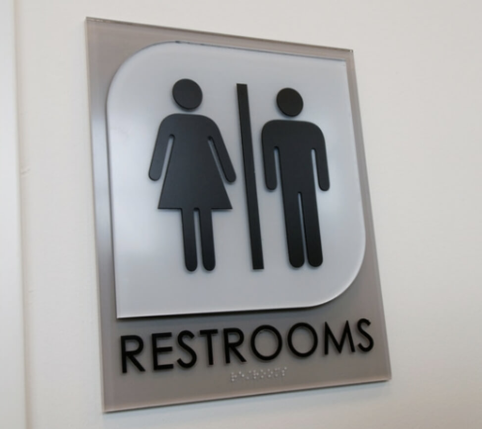 화장실 그림의 표시