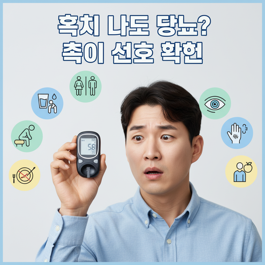 놓치기 쉬운 당뇨 초기증상 8가지 및 예방법
