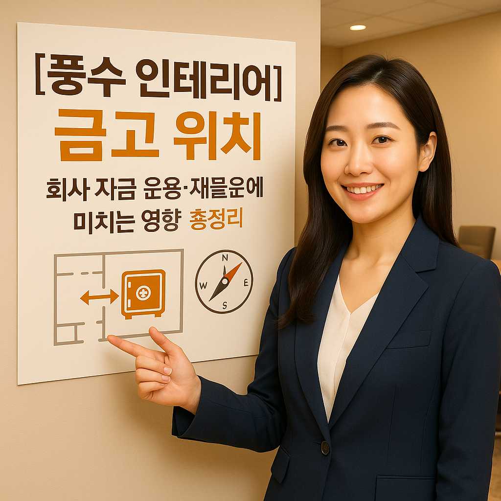 [풍수 인테리어] 금고 위치 ｜ 회사 자금 운용&middot;재물운에 미치는 영향 총정리