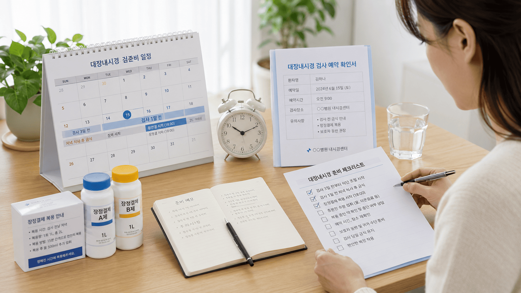대장내시경 검사일정 준비
