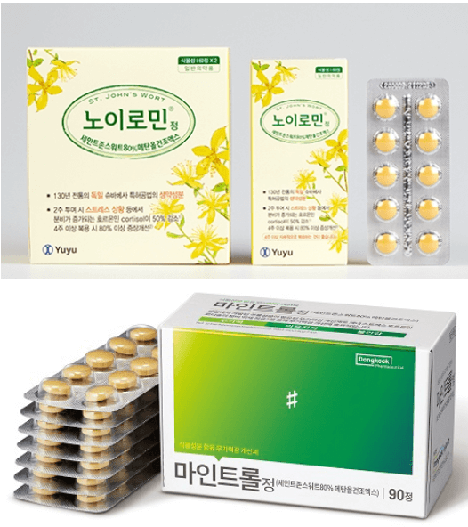 노이로민정과 마인트롤정: 불안, 무기력, 가벼운 우울 증상 개선