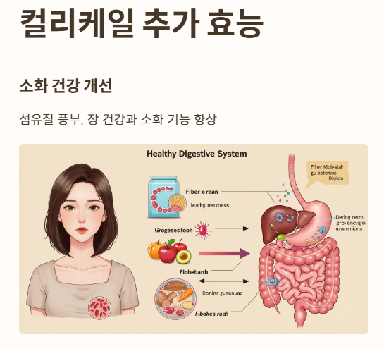컬리케일 추가 효능