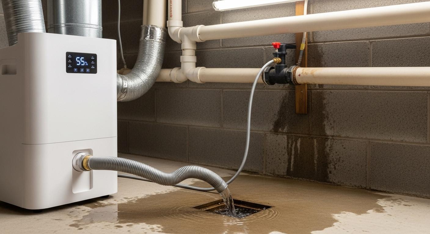 제습기 자동배수