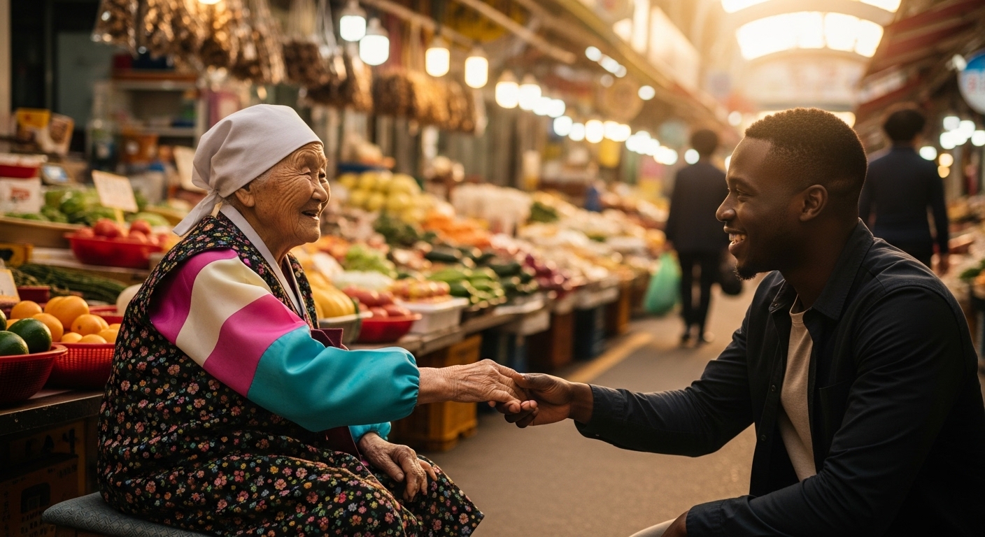 K-할머니 1.4억 뷰 신화 ❘ 흑인 청년도 녹인 한국식 넉살의 힘
