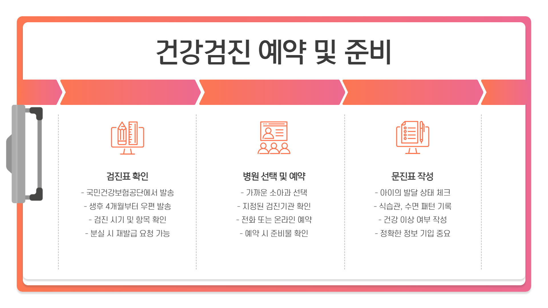 영유아 건강검진 총정리