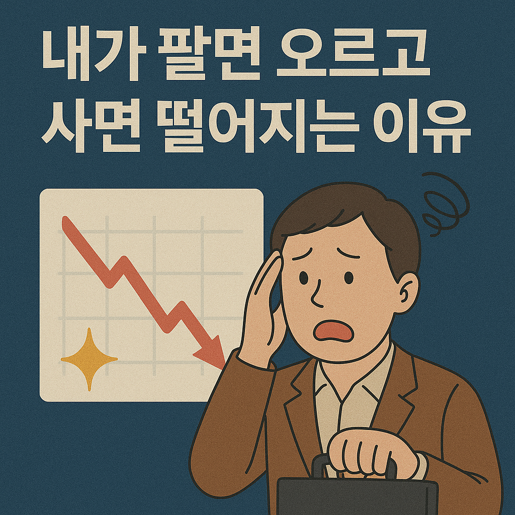 내가 팔면 오르고 사면 떨어지는 이유