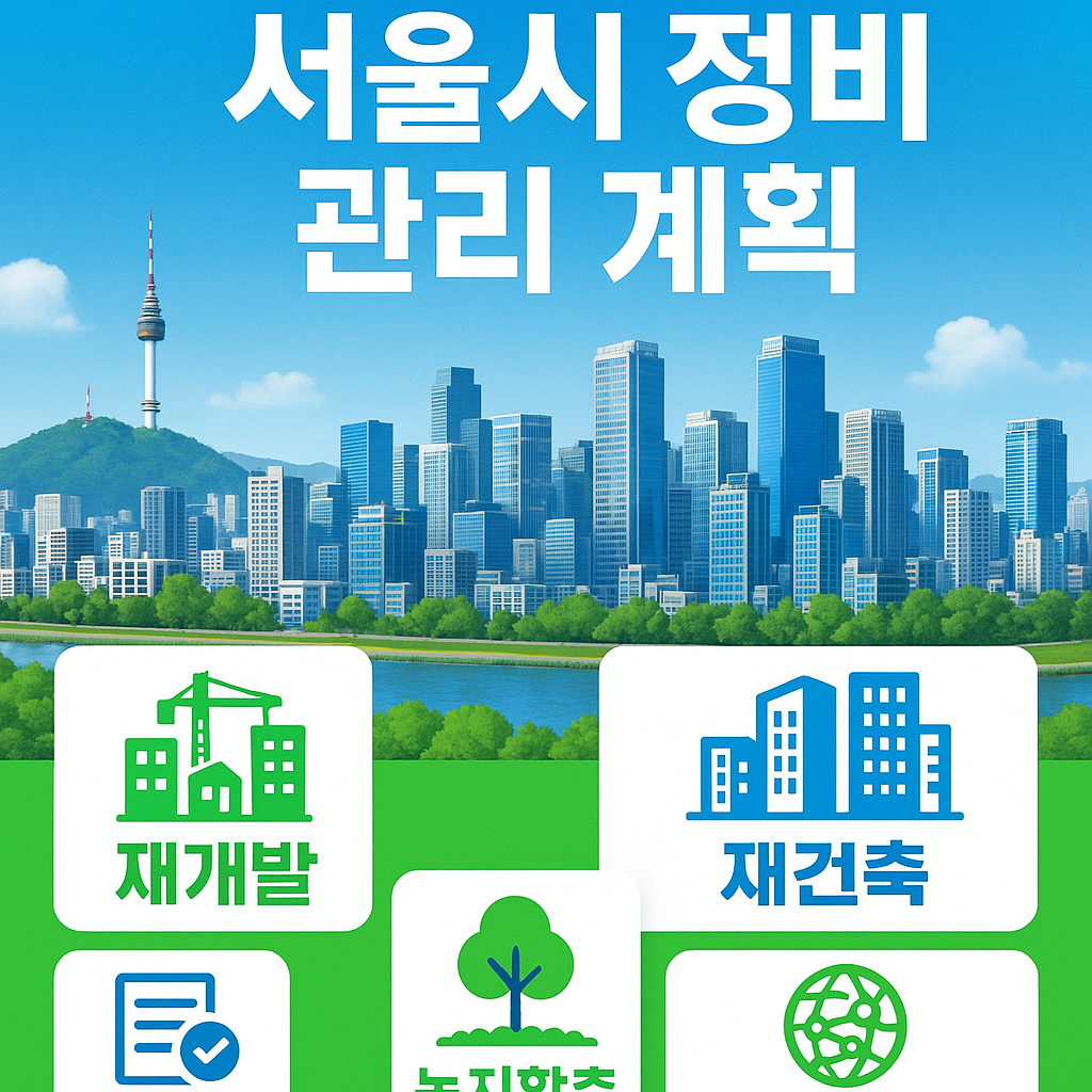 서울시 정비 관리 계획 완벽 정리