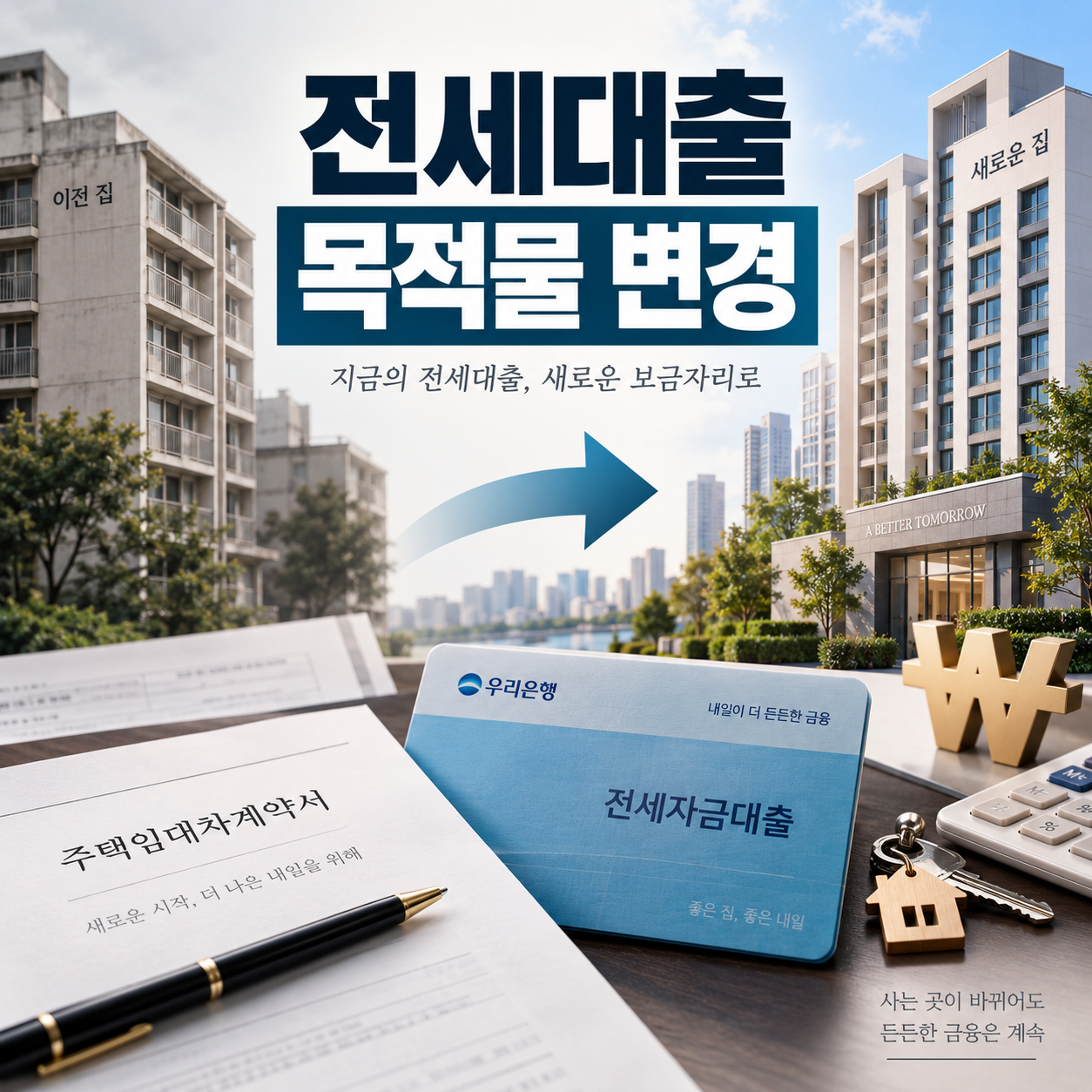 전세대출 목적물 변경 방법