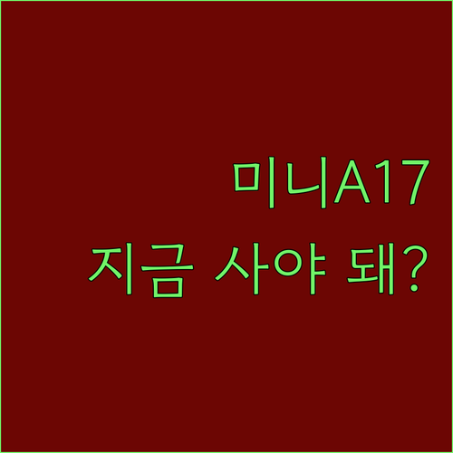 2024 아이패드 미니 A17 Pro