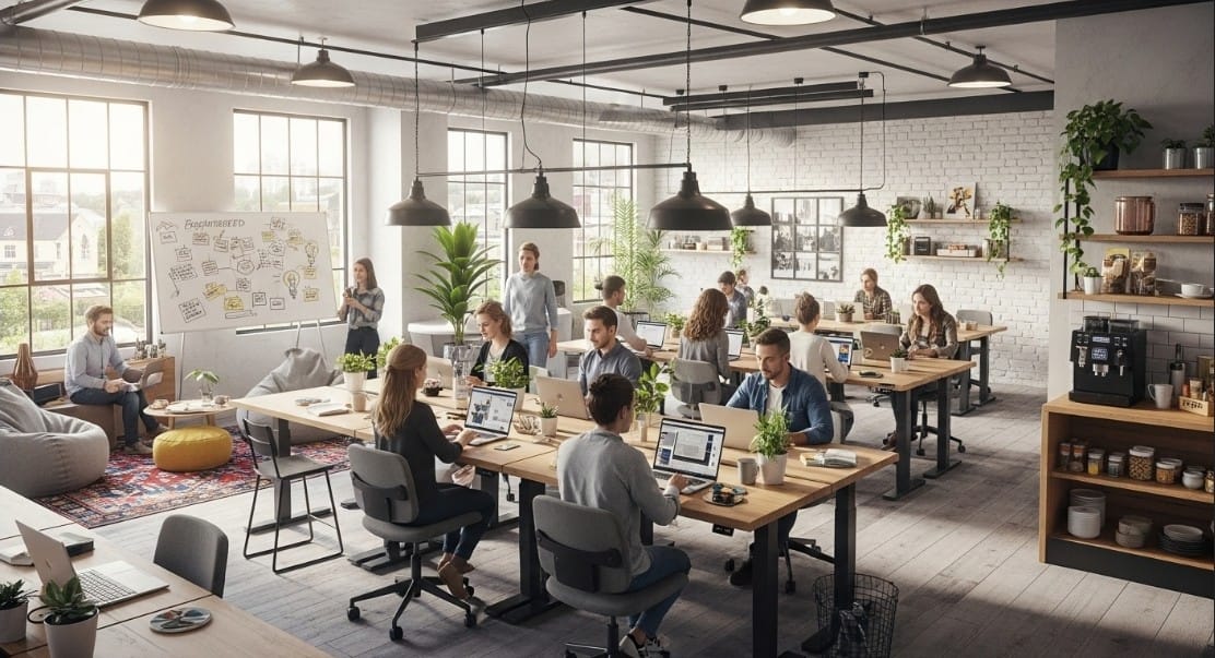 스타트업 회사 풍경