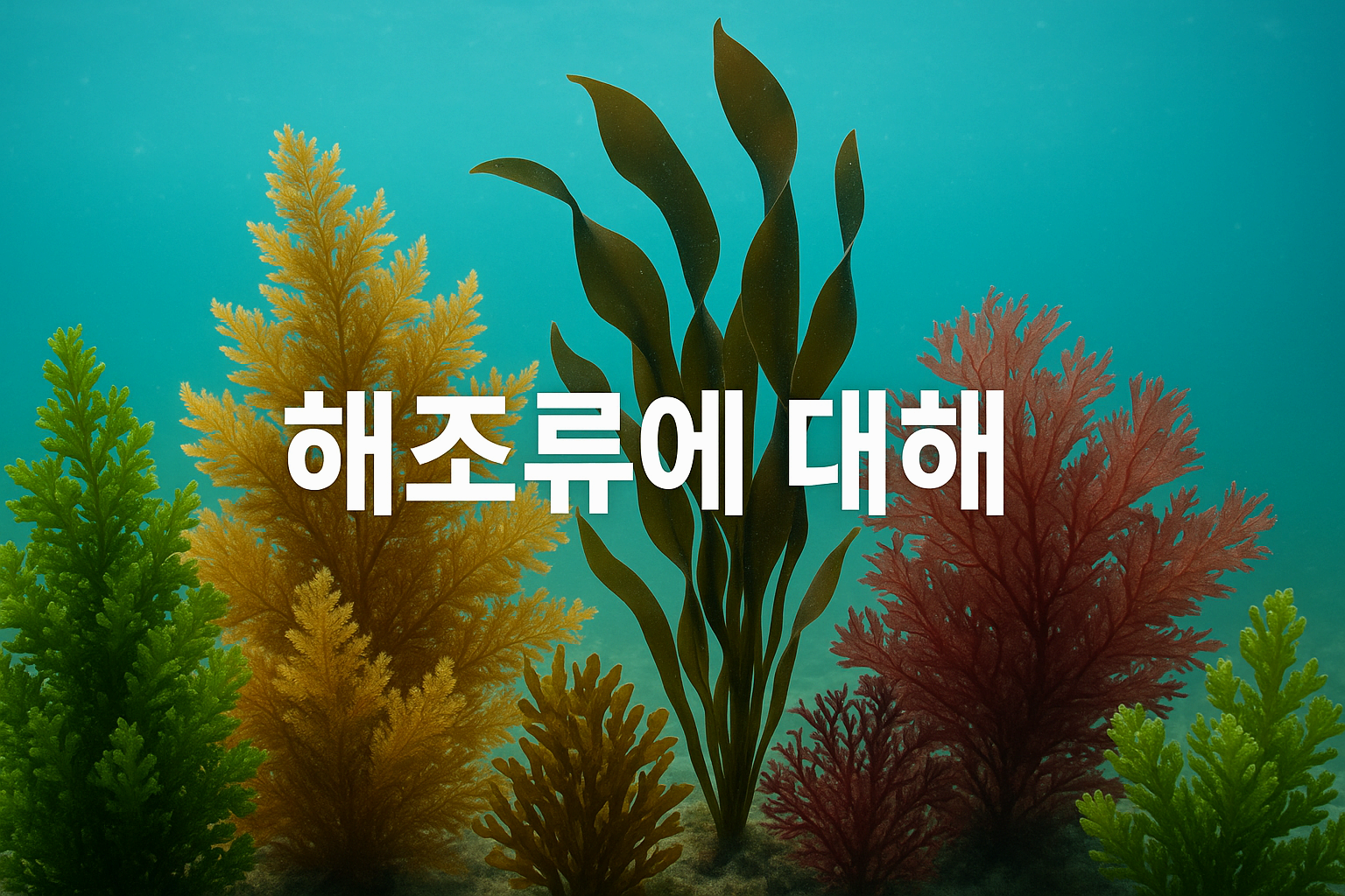 바다속 슈퍼 푸드 해조류