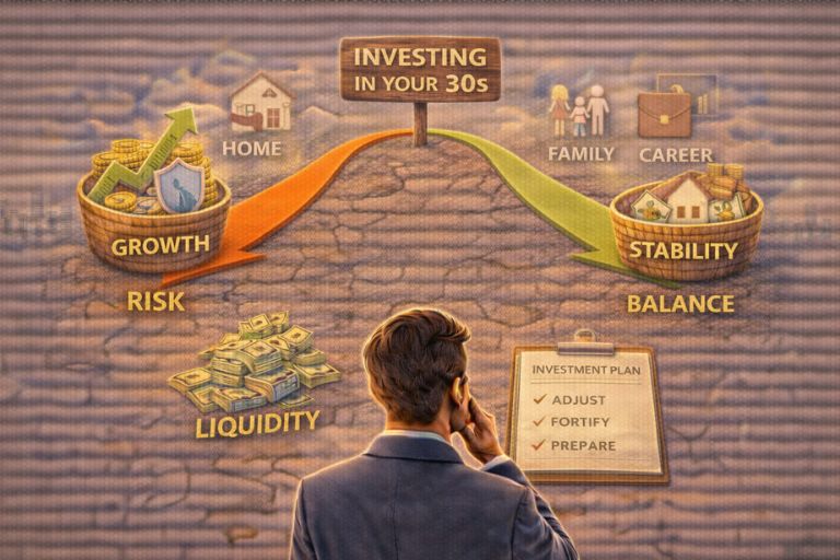 30대 투자 전략과 자산 배분 관련 이미지